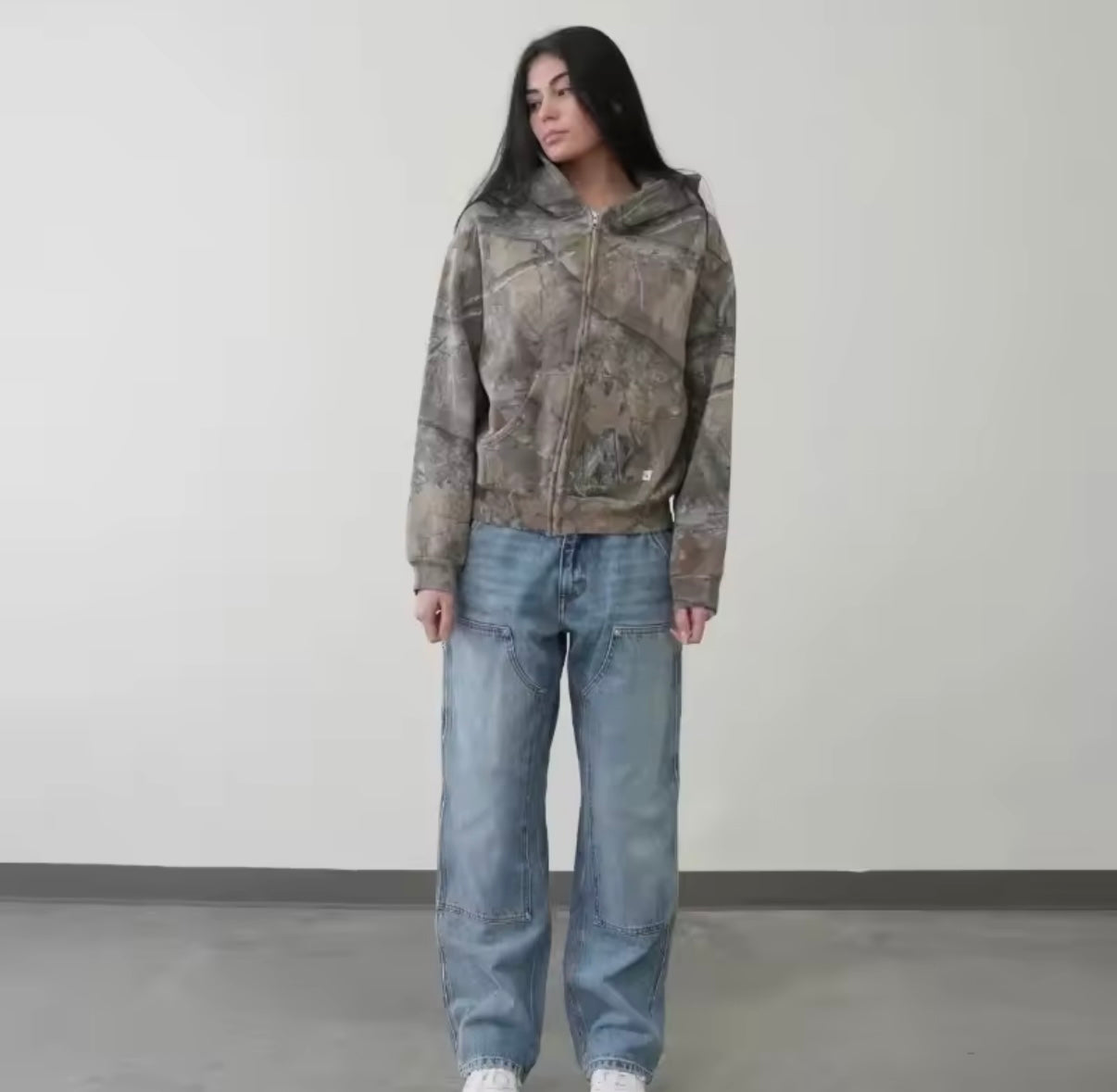 Camouflage hoodie unisex